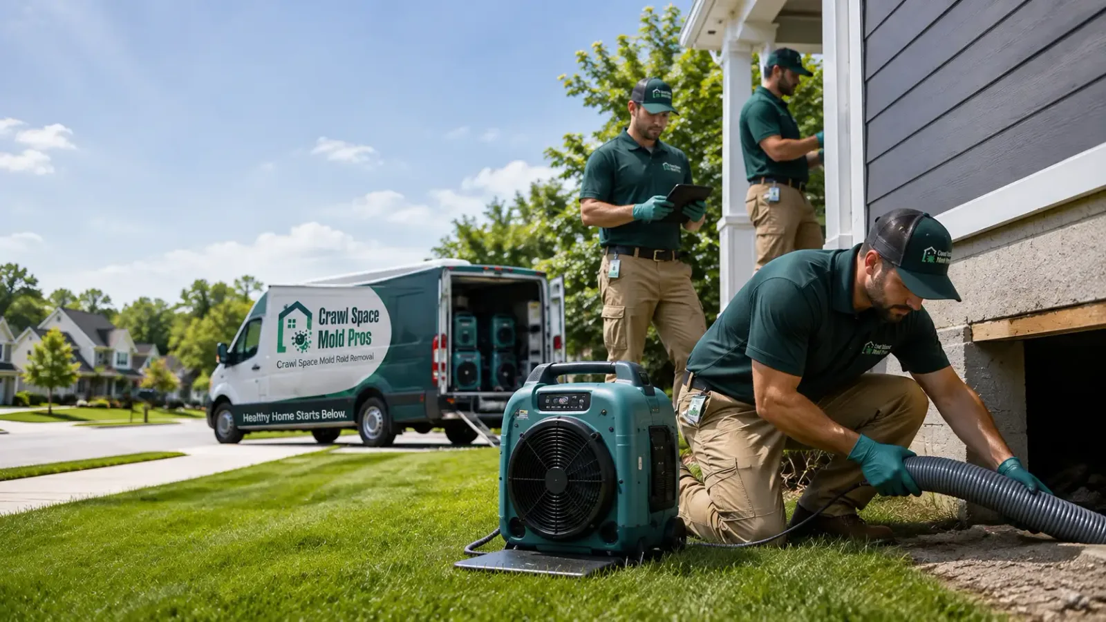 Crawl Space Mold Removal in West Helena, AR